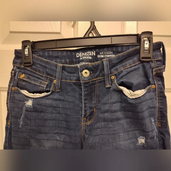 Denizen from Levi's Dark Blue Skinny Jeans - Picture 2 of 11